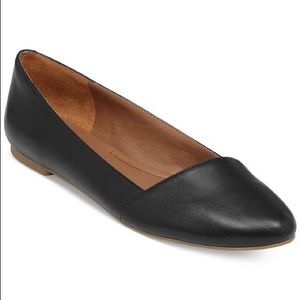 Luck Brand Archh Flats Black Leather Size 6